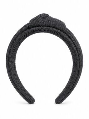AERIE Knotted Charcoal Gray Padded Headband - NWT